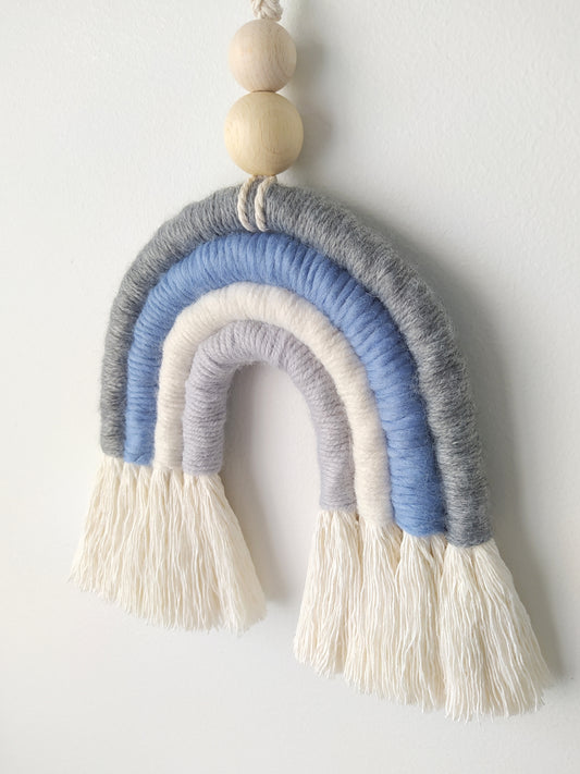 Sateenkaari - sininen-valkoinen-harmaa