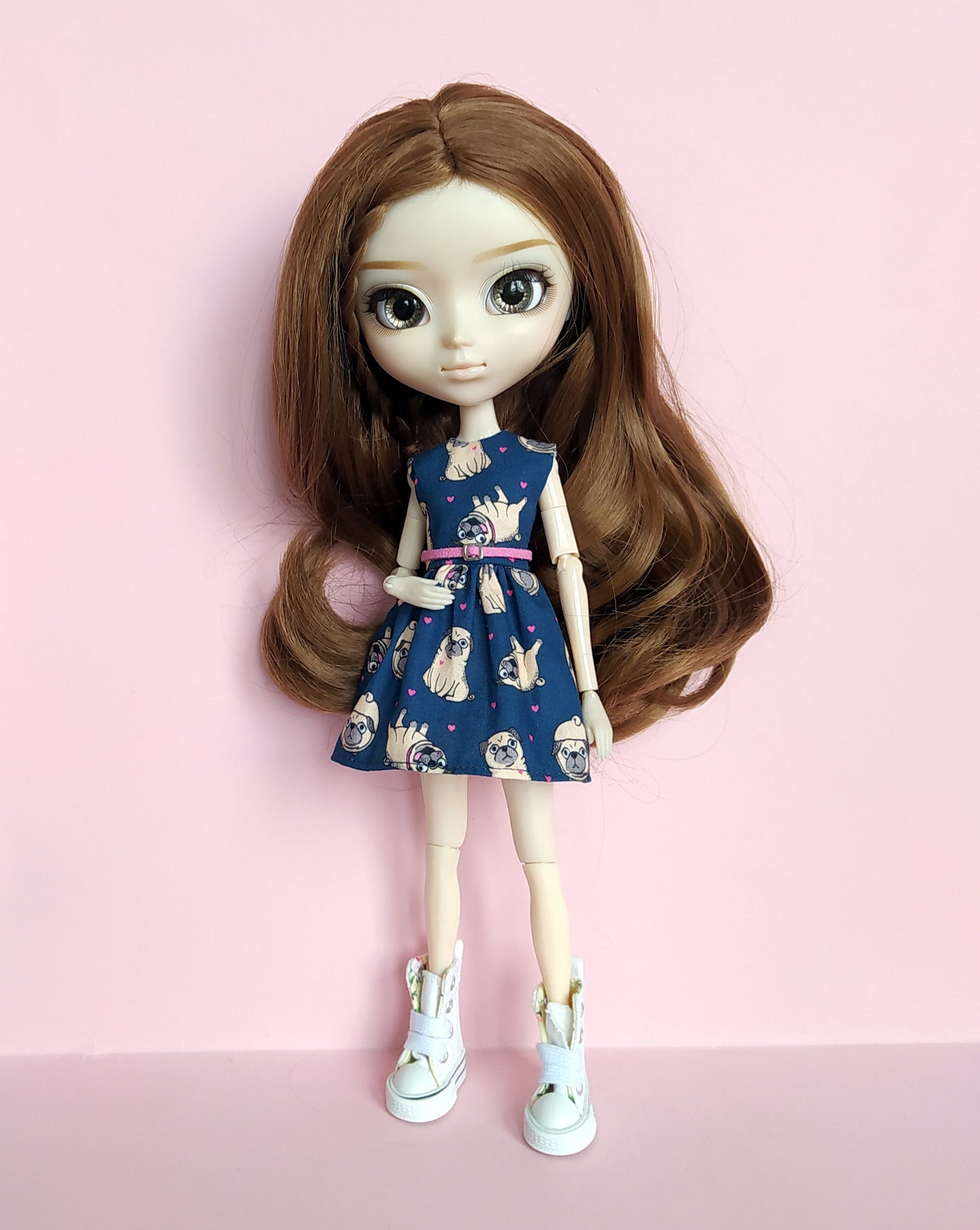 Mopsi mekko Pullip nukelle - Mildan Boutique